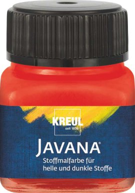 KREUL Stoffmalfarbe für helle/dunkle Stoffe Rot