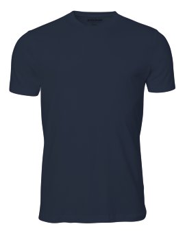 Herren T-Shirt Single Jersay Blau/Navy XXL