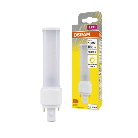 OSRAM LED-Lampe Dulux D13 G24D-1 EM 830/6W