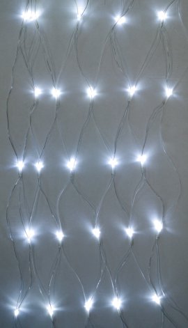 Lichternetz 208 LED Warmweiß und Multicolor 300x300 cm mit APP Steuerung