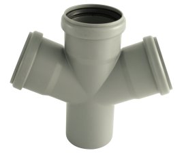 HTDA Doppelabzweiger 67° 110x110x110 mm