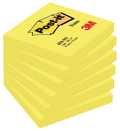 POST-IT Haftnotizblock Zitronengelb 100 Blatt