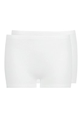 Schlüpfer Doppelpackung kurz Weiß 46