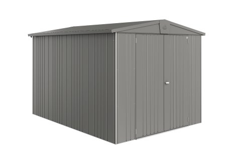 BIOHORT Gerätehaus Europa 6, 244x300x203 cm, Quarzgrau-Metallic