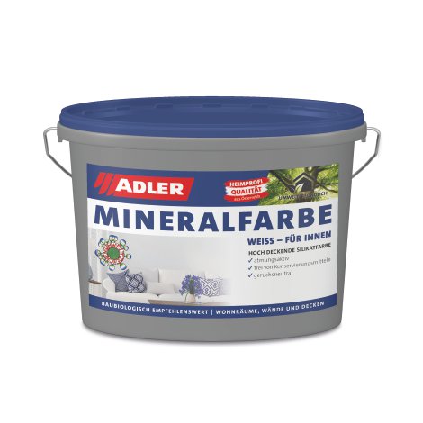 ADLER Mineralfarbe Weiß 14 kg