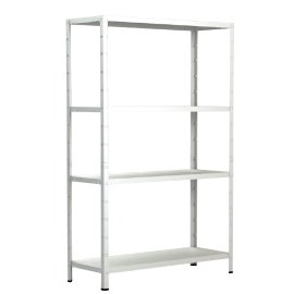 SCHULTE REGALWELT Grundregal 4 Böden Weiß 180x90x40 cm