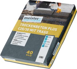MEISTER Trockenbeton PL C25/30 mit Trass