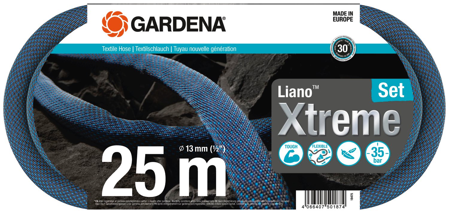GARDENA Textilschlauch Linao™ Xtreme 1/2" 25 m