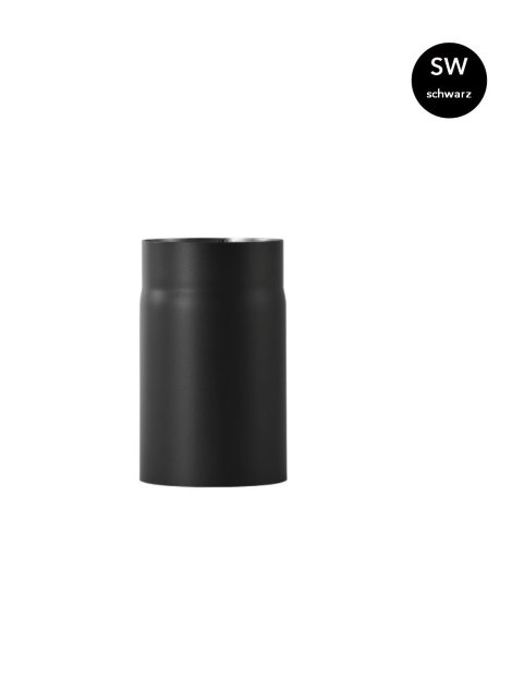 BERTRAMS Rauchrohr Senotherm Schwarz DN120, 2 mm 25 cm