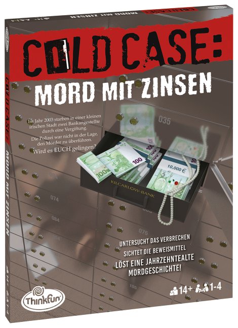 RAVENSBURGER Spiel Cold Case Mord mit Zinsen