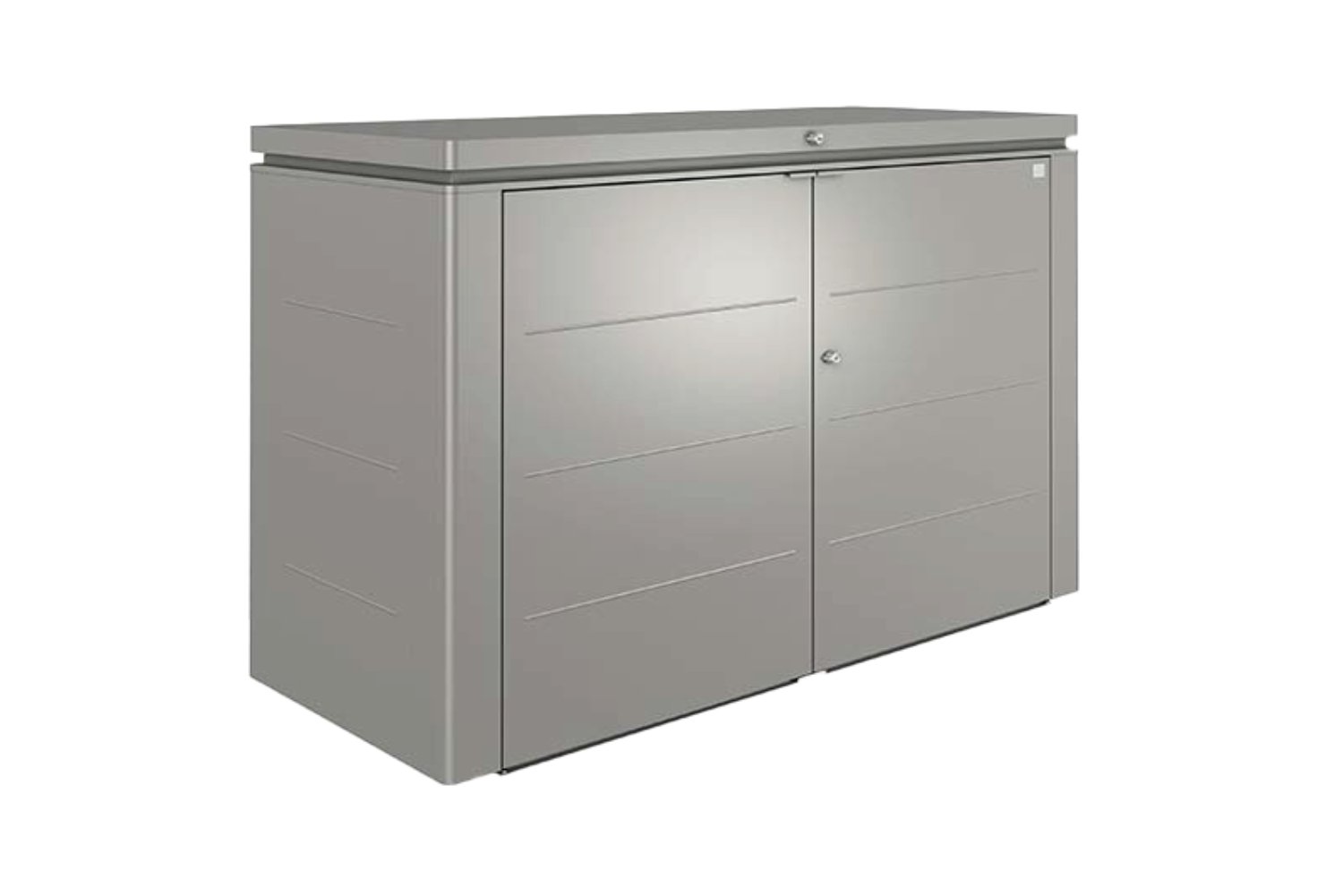 BIOHORT HighBoard 200, 200x84x127 cm, Quarzgrau-Metallic