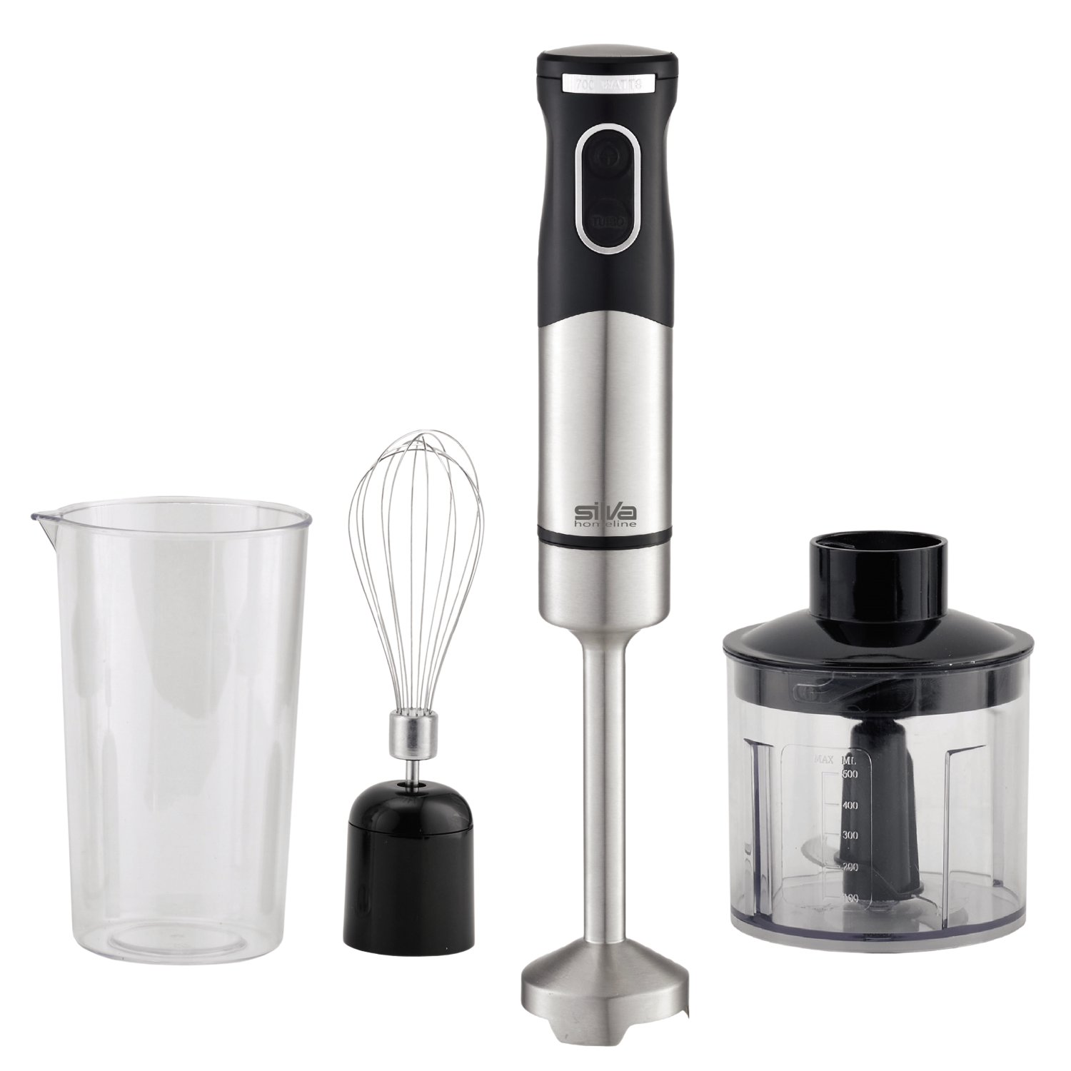 SILVA Stabmixer-Set SMS6502 Schwarz 700W