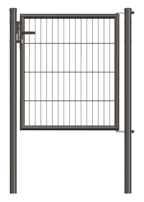 ALBERTS Stabgitter Einzeltor Anthrazit 1250x1000 mm