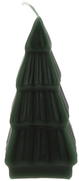 Kerze Baum Dunkelgrün