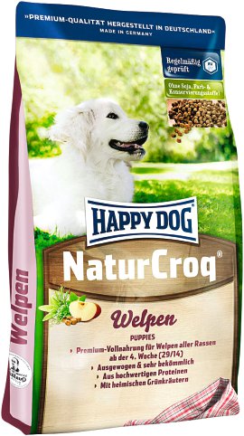 HAPPY Hundetrockenfutter DOG Naturcroq Welpen