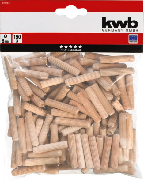 KWB Holzdübelsatz PE 8x40 mm
