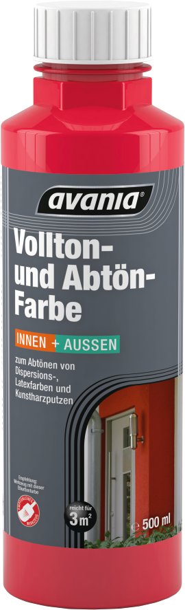 AVANIA Voll- und Abtönfarbe Rot 500 ml