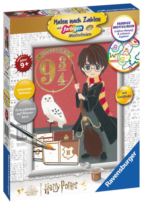 RAVENSBURGER Malen nach Zahlen Abfahrt nach Hogwarts