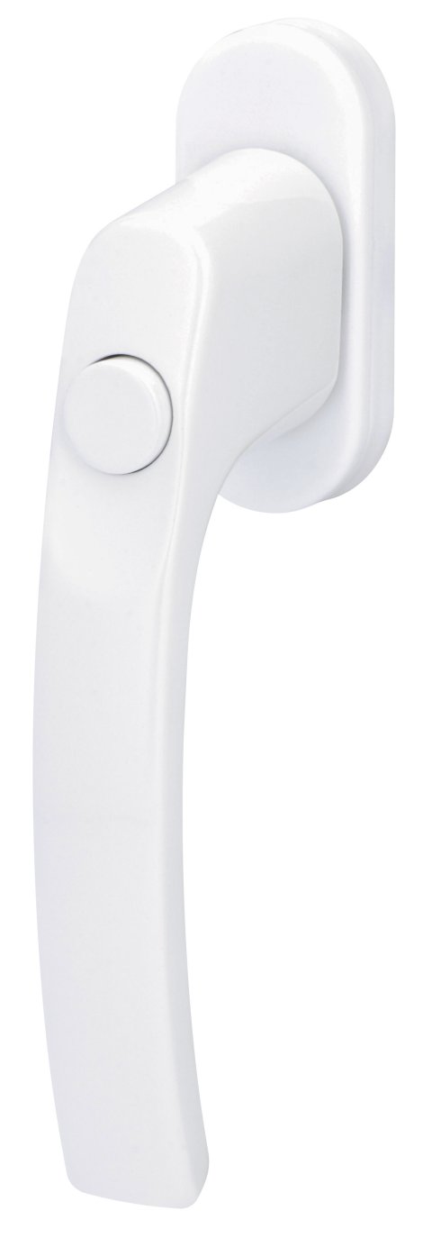 ALPERTEC Rasterolive mit Druckknopf Aluminium Weiß 45°