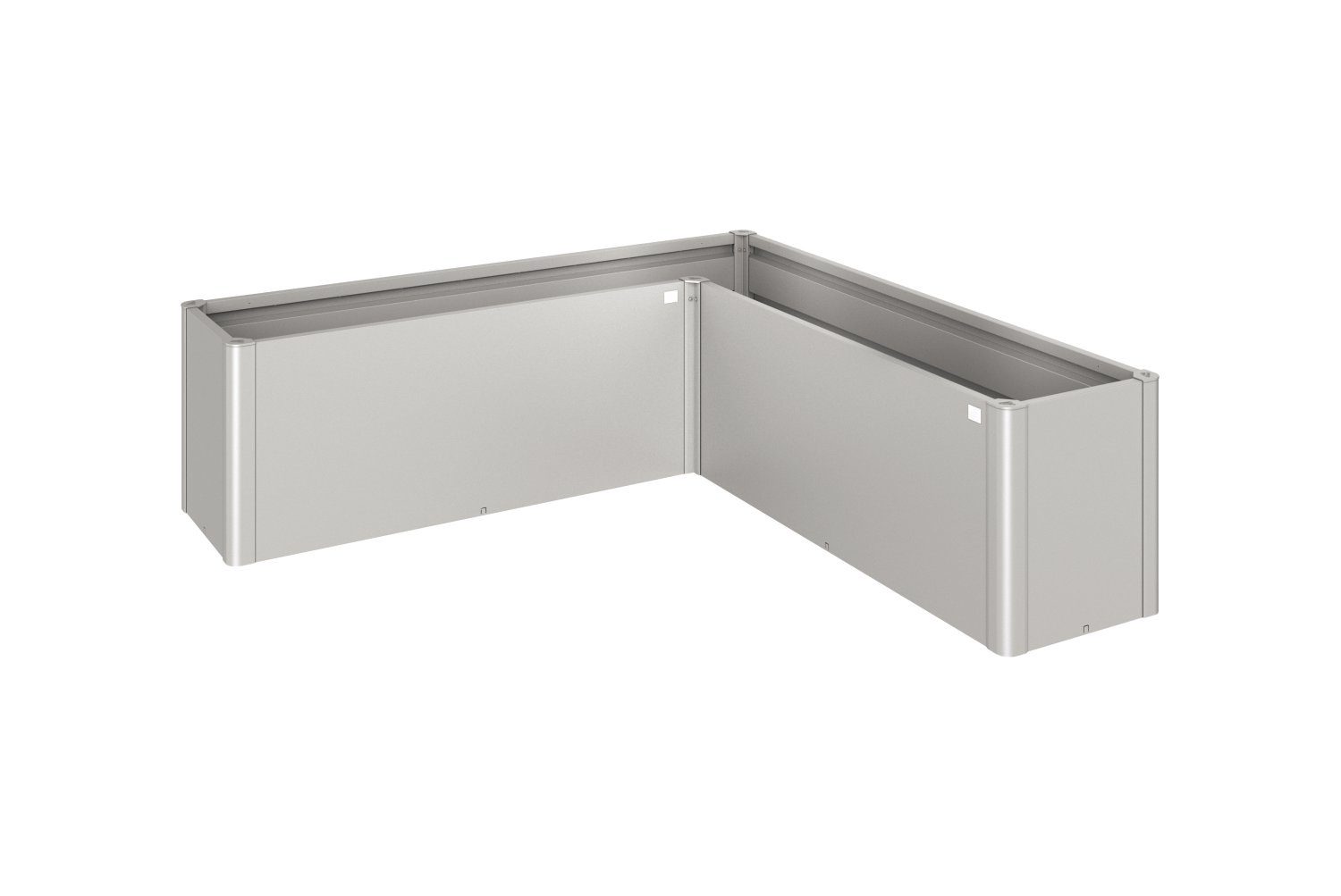 BIOHORT Pflanzbeet Belvedere Midi, silber-metallic