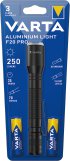 VARTA LED-Taschenlampe Aluminium Light F20 Pro inkl. 2x VARTA Longlife Power AA Batterien