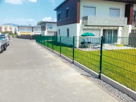 H+S Oktavia® Uni Säule Alu Moosgrün für steckbare Dübelplatten