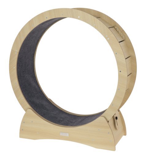 Katzenlaufrad Beige/Grau Ø90 cm