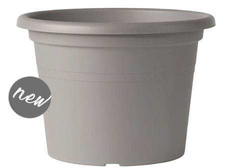 DEROMA Zylindertopf Sandgrau 20 cm