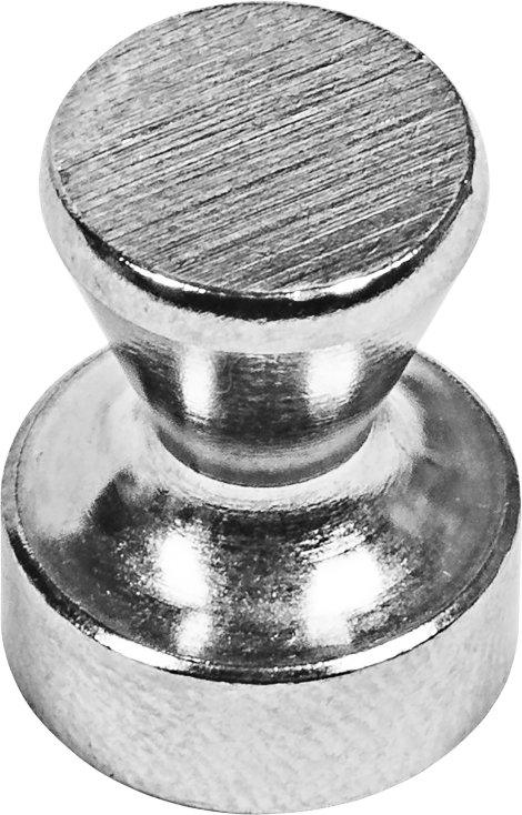 CONNEX Neodym Griffmagnete Ø12 x 16 mm, verchromt 2 Stk.