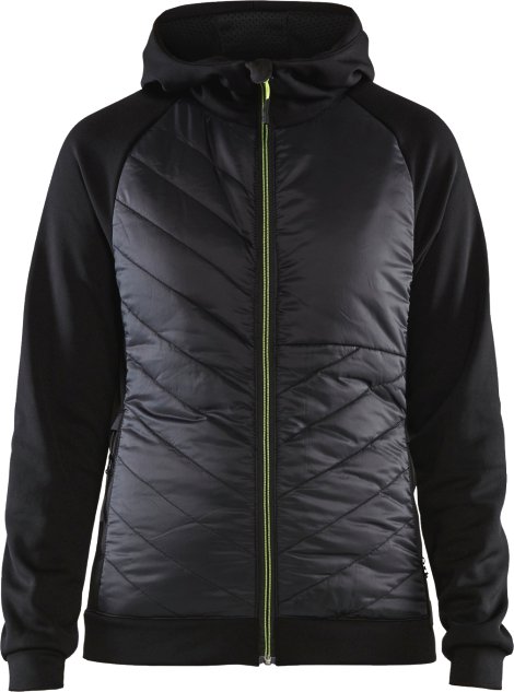 BLÅKLÄDER Sweater Hybrid Damen schwarz/gelb S