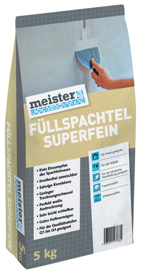 MEISTER Füllspachtel Superfein 5 kg