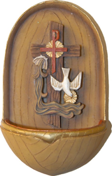 Weihwasserkessel Heiliger Geist 12 cm