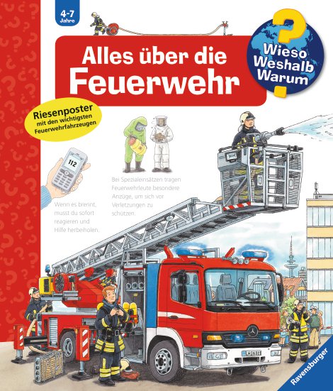 RAVENSBURGER Buch Alles über die Feuerwehr