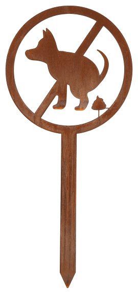 Gartenstecker Hundekot 52,5 cm