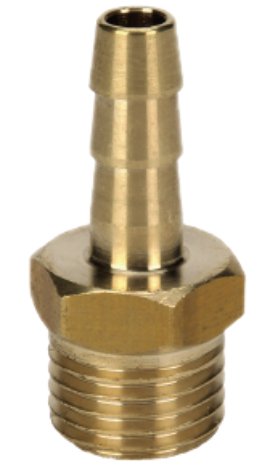 EINHELL Gewindestecktülle R1/4 Außengewinde Ø 6 mm