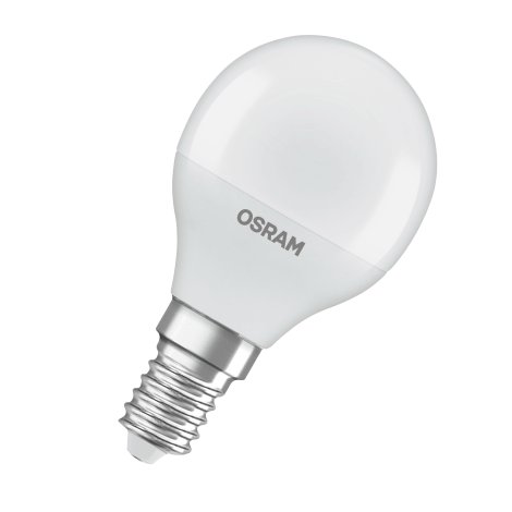 OSRAM LED-Tropfen SST CLP E14 4,5W, Warmweiß/matt