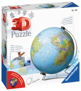 RAVENSBURGER Puzzle-Ball Globus in deutscher Sprache 540-tlg.