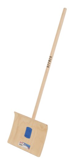 OFFNER Schneeschieber für Kinder mit Holzstiel