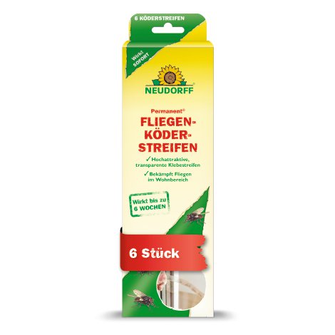 NEUDORFF® Permanent FliegenköderStreifen 6 Stk./Pkg.