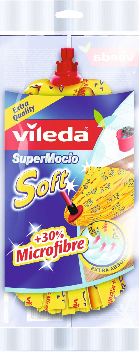 VILEDA Ersatzkopf Super Mocio Soft ohne Stiel