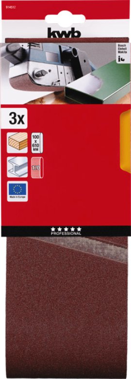 KWB Schleifband K120 100x610 mm