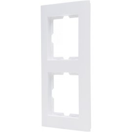 KOPP Abdeckrahmen Athenis Weiß/Matt 2-Fach
