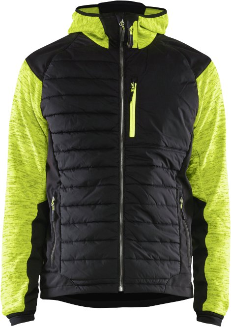 BLÅKLÄDER Hybridjacke High Vis gelb/schwarz 4 XL