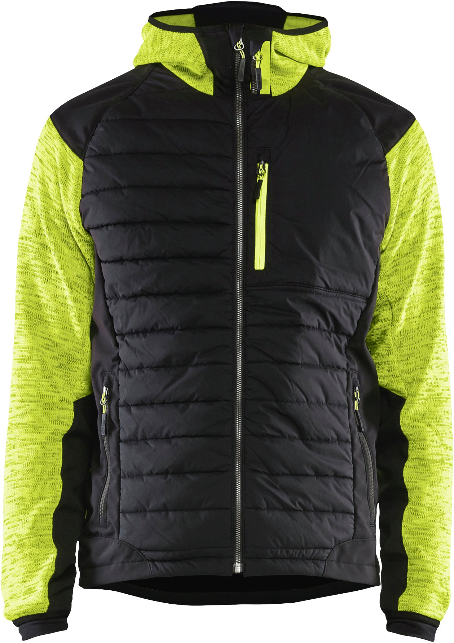 BLÅKLÄDER Hybridjacke High Vis gelb/schwarz