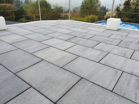 EBENSEER Terrassenplatte Komfort Muschelkalk 60X40X5CM