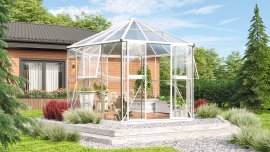 VITAVIA Gewächshaus Juno ESG/HKP Weiß