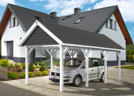Caravan Anbau Carport Grundkonstruktion 3x6 Typ 280 Ohne Dachbelag