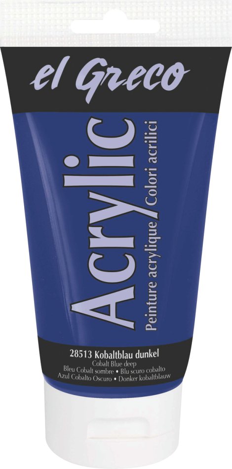 KREUL Acrylfarbe el Greco Kobaltblau dunkel 150 ml