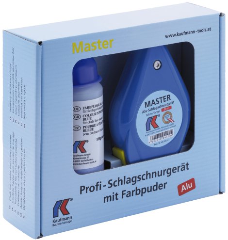Schlagschnurgerät Mast + Farbpuder Blau 100 g