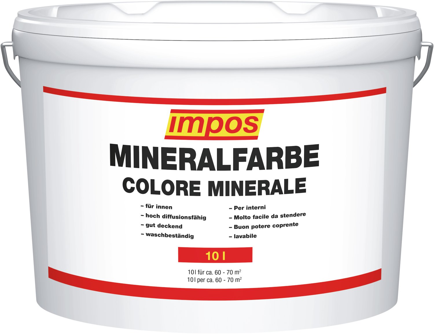 IMPOS Mineralfarbe Weiß 10 l